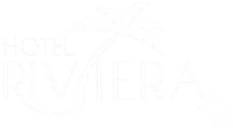 Logotipo del Hotel Riviera en Playa Novillero